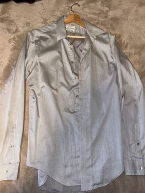 Calvin Klein Light Silver Dress Shirt